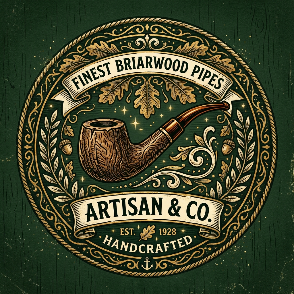 Jim & Deb's Briar Pipe Logo